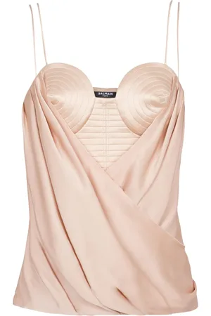 Balmain Draped tank top