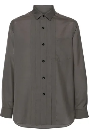 SACAI Pleated button-up shirt