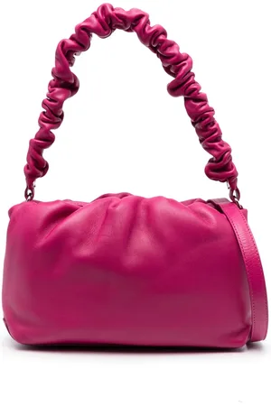 Zanellato Ruched-handle leather shoulder bag