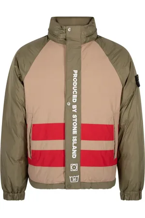 Supreme X Stone Island reversible "Olive" down jacket