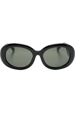 Linda Farrow Lina oval-frame sunglasses