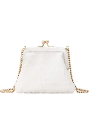 Dolce & Gabbana Logo-embroidered mesh crossbody bag
