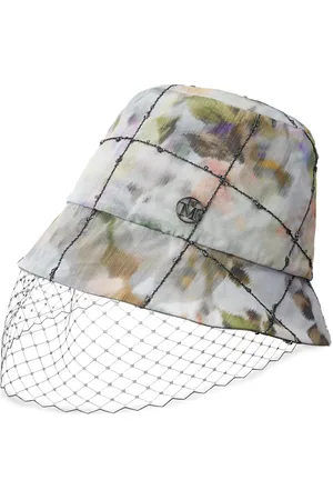 Le Mont St Michel Souna veil-embellished bucket hat