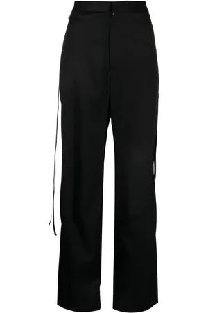 R13 Articulated tuxedo trousers