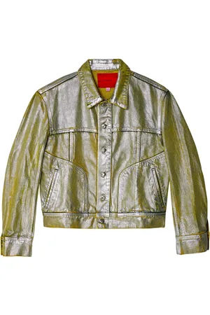 ECKHAUS LATTA EL coated denim jacket