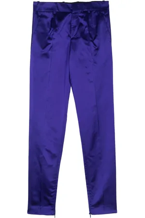 Gucci 2000s pressed-crease trousers