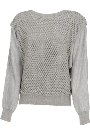 VALENTINO GARAVANI 1980s knitted-panel sweater