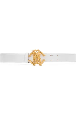 Roberto Cavalli Twisted-logo belt
