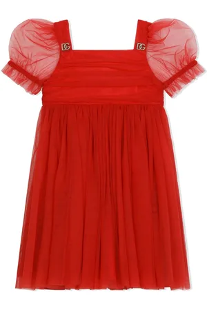 Dolce & Gabbana Puff-sleeve tulle dress