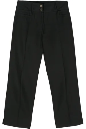 Dolce & Gabbana 2000s pressed-crease trousers