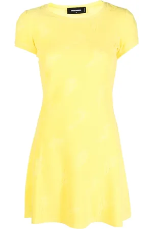Dsquared2 Surfer-jacquard skater dress