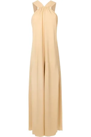 Olympiah Sleeveless halterneck maxi dress