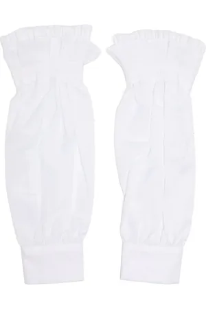 Shanshan Ruan Pleated cotton sleeves