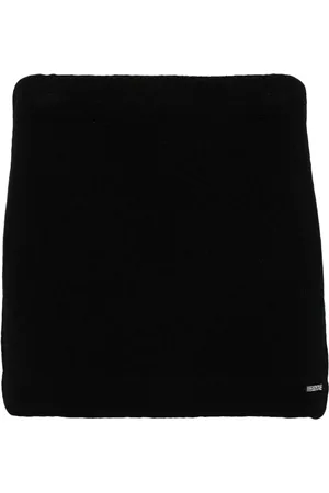 We11 Done Boucle knit mini skirt