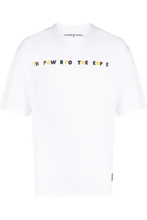 The Power for the People Logo-print organic-cotton T-shirt