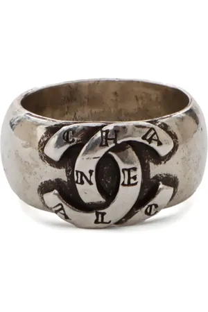 CHANEL 2000 CC -plated ring
