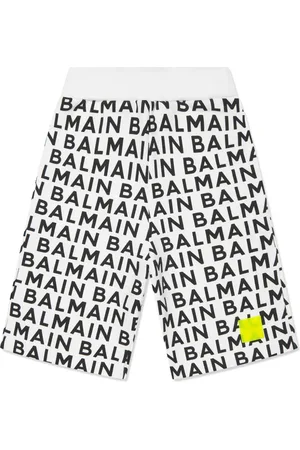 Balmain Logo-print cotton shorts