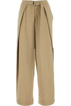 Ami Layered wide-leg trousers