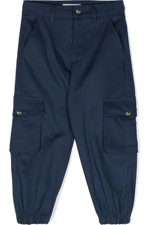 Msgm Stretch-cotton cargo trousers