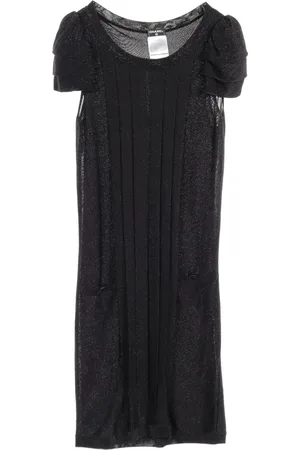 CHANEL 1986-1988 lurex-knit dress