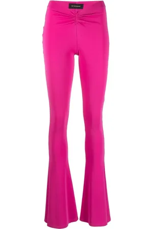 The Andamane Ruched-detail flared trousers