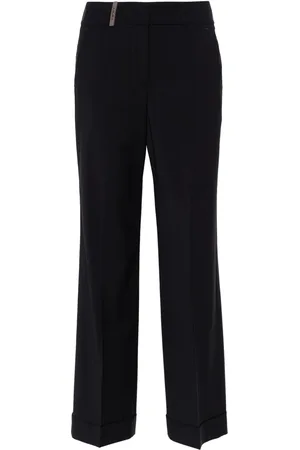 PESERICO SIGN Tailored straight-leg trousers