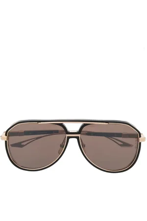 DITA EYEWEAR Oversized pilot-frame sunglasses