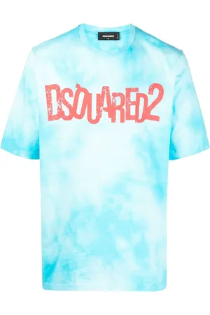 Dsquared2 Logo-print tie-dye T-shirt