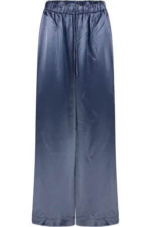By Malene Birger Clorella satin wide-leg trousers