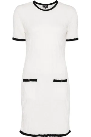 CHANEL 2000 CC-logo mark knit dress