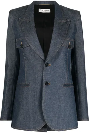 Saint Laurent Single-breasted denim blazer