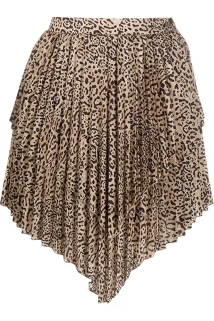 WANDERING Layered pleated skirt
