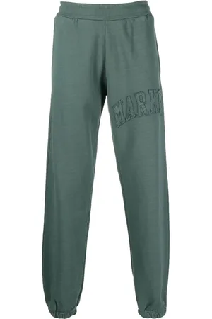 MARKET Logo-patch washed track pants