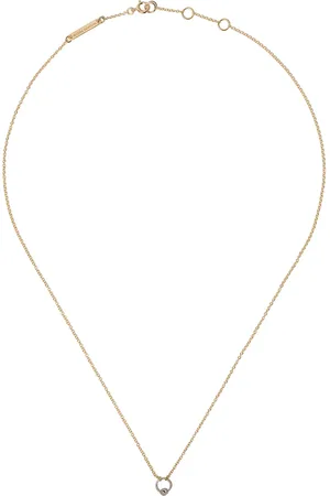DELFINA DELETTREZ 18kt white and yellow Two in One necklace