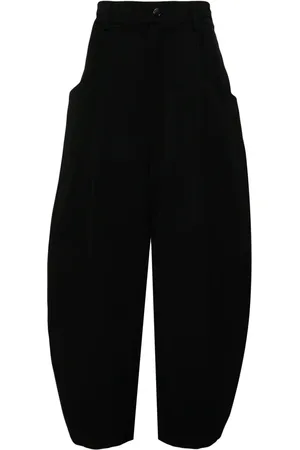 SONGZIO Cruve-pocket wide balloon pants