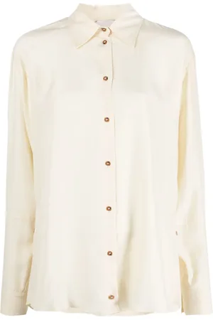 ALYSI Long-sleeved silk shirt