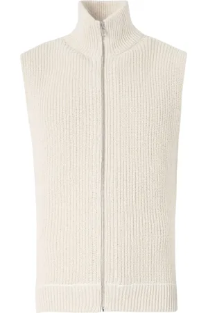 Maison Margiela Knitted sleeveless cardigan