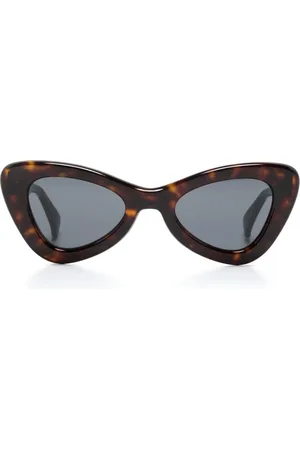 Kenzo Tortoiseshell-effect cat-eye sunglasses