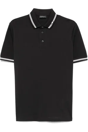 Emporio Armani Eagle-embroidered polo shirt