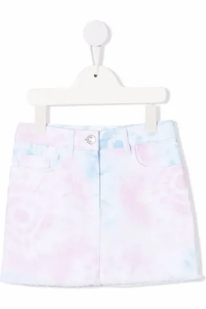 Chiara Ferragni Tie-dyed denim skirt