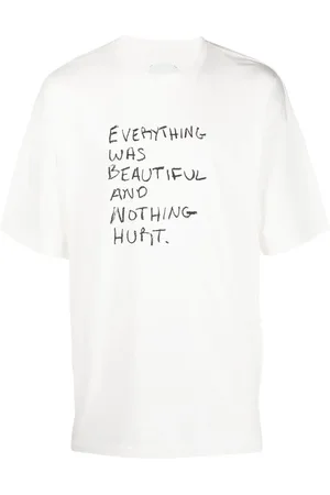 OAMC Slogan-print cotton T-shirt