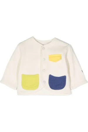 Bobo Choses Colour-block cotton jacket