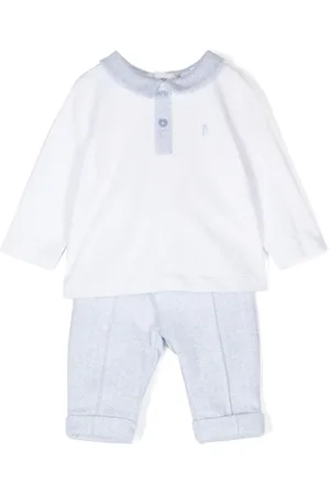 PATACHOU Logo-embroidered trouser set
