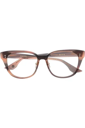 DITA EYEWEAR Monochromatic-ombré-effect glasses