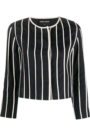 Giorgio Armani 1990s striped linen jacket