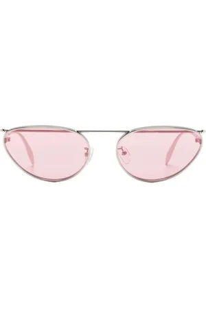Alexander McQueen Piercing-detailing cat-eye sunglasses