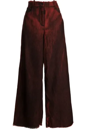 MASNADA Distressed wide-leg jeans