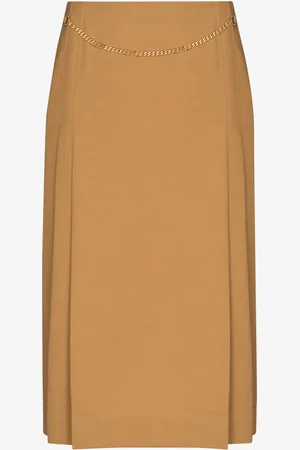 Victoria Beckham Chain detail midi skirt