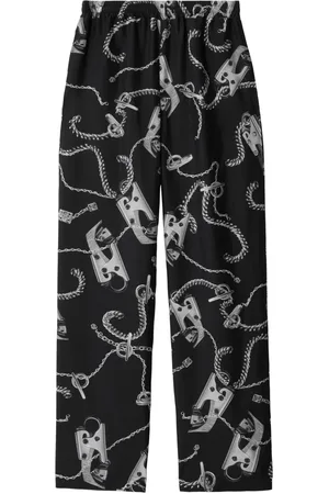 Burberry Knight Hardware silk trousers