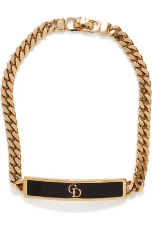 Dior Logo-plaque chain bracelet